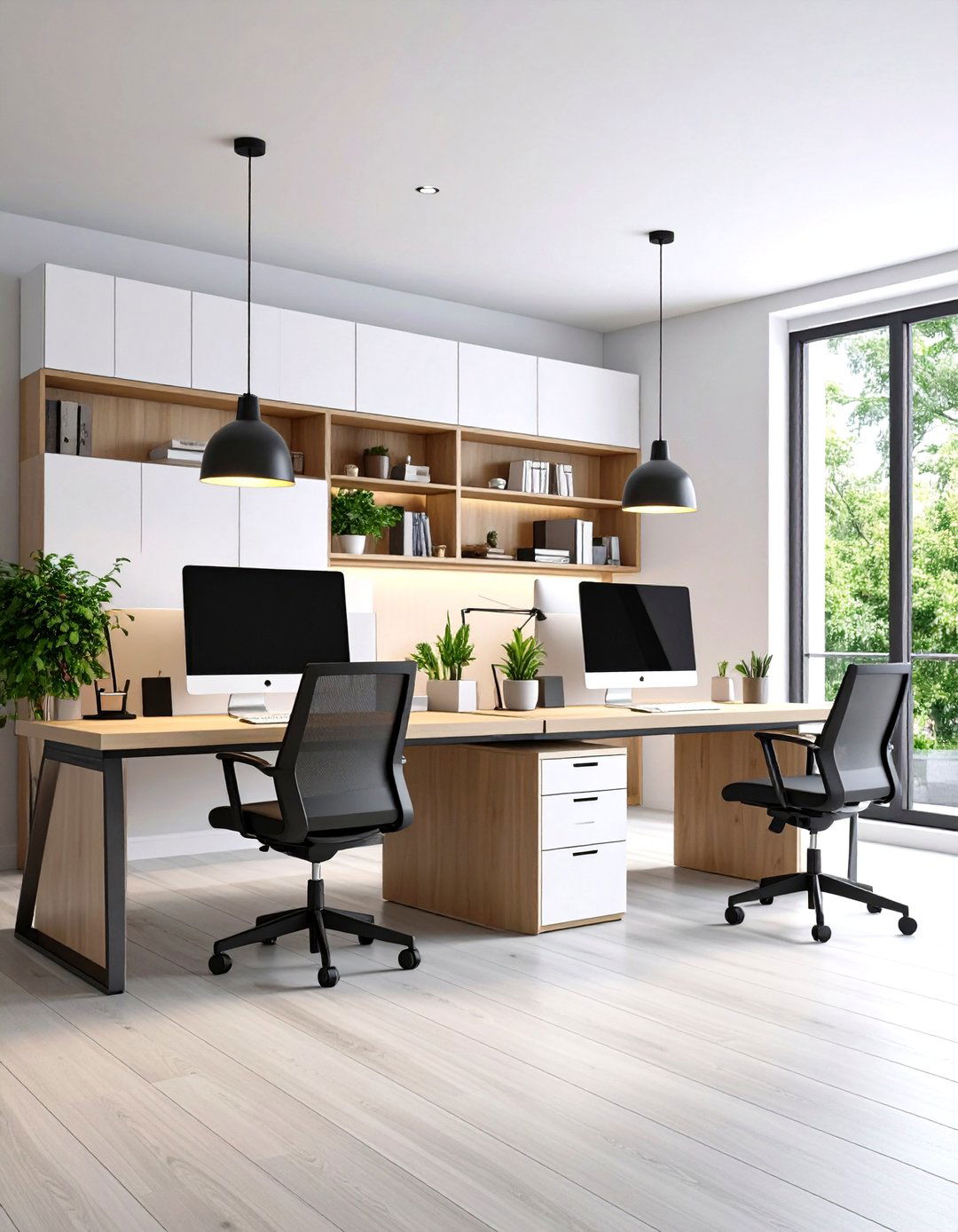 Back to Back Home Office for Couples Design - 20 Home Office for Couples Ideas and Designs