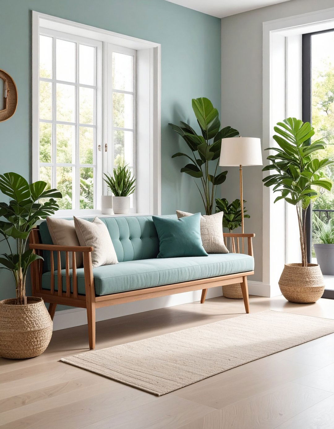 Backless Entryway Bench with Clean Silhouette - 20 Entryway Bench Ideas