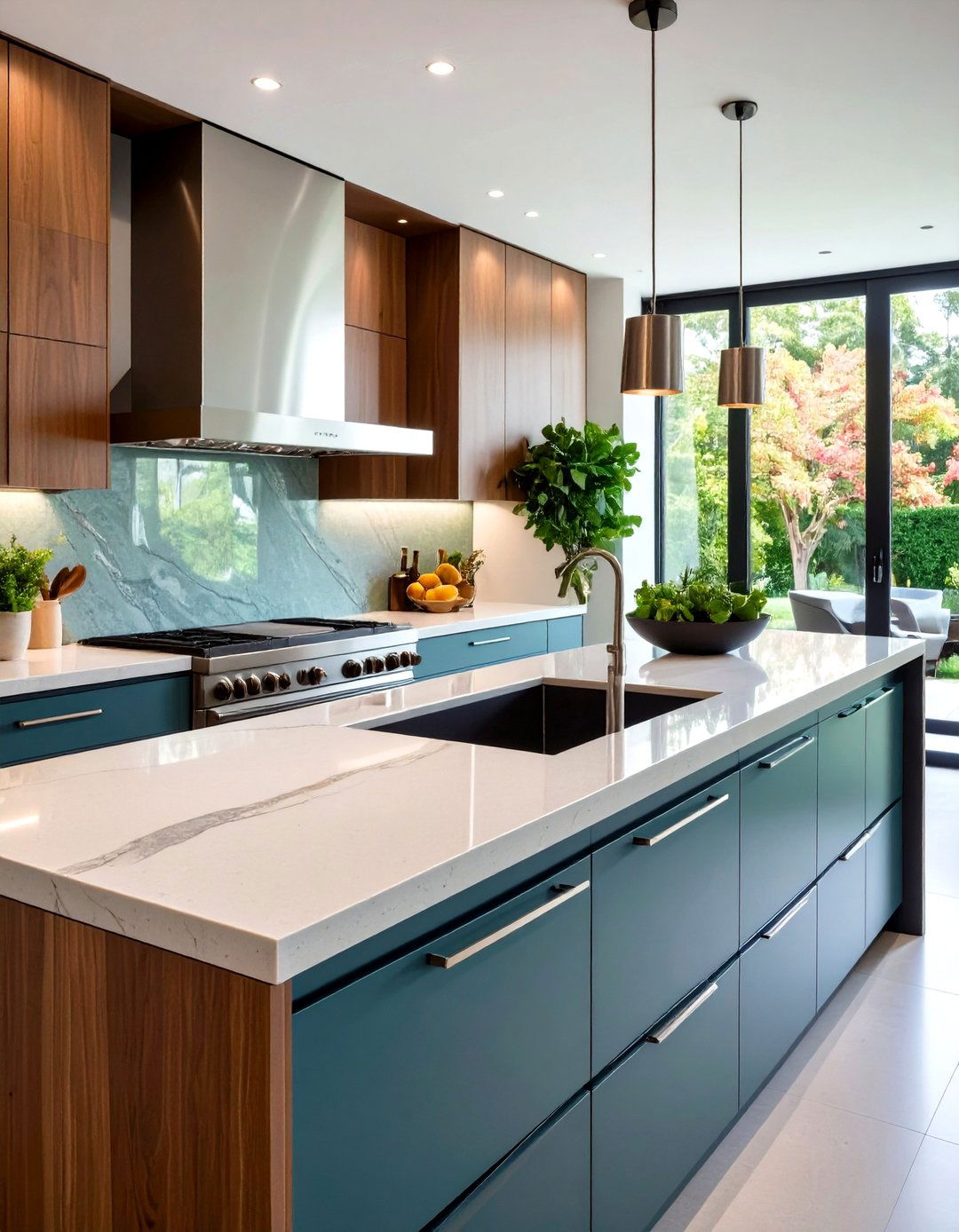 Backsplash Designs and Complementary Materials - 20 Soapstone Kitchen Countertops