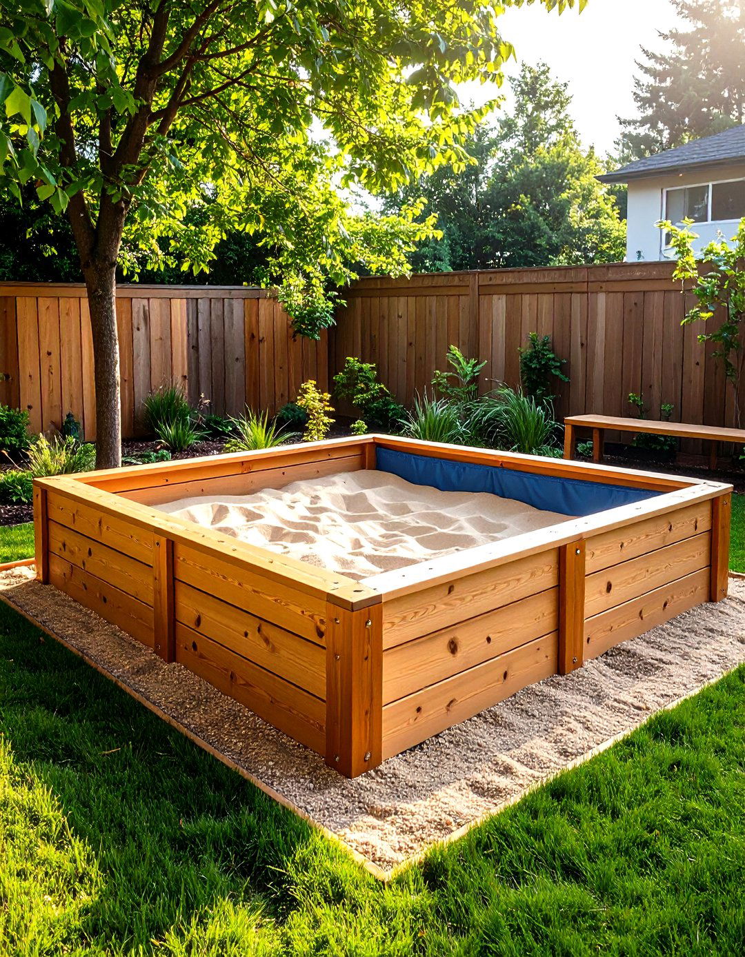 Backyard Kids Sandbox Build - 20 Backyard Ideas on a Budget