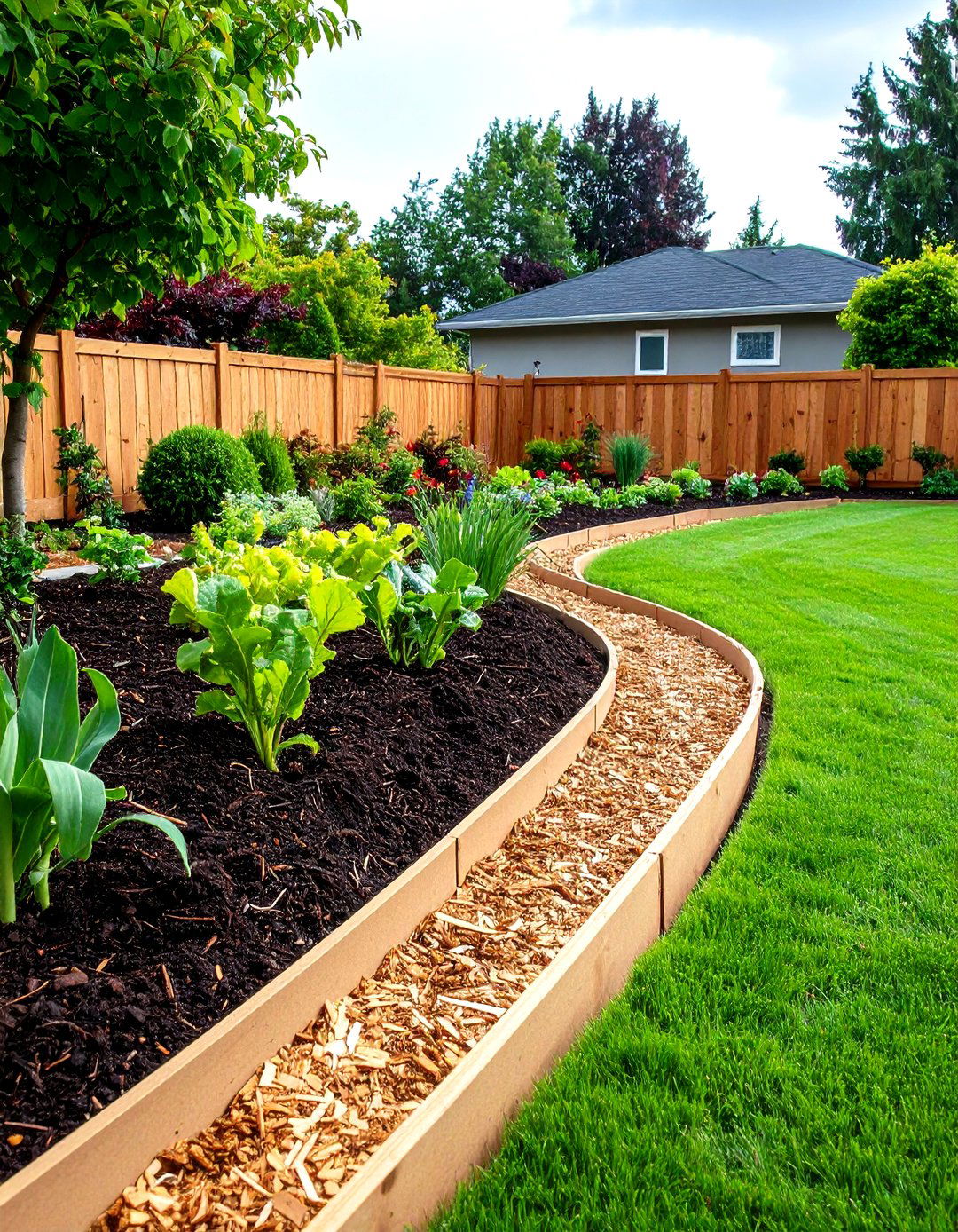 Backyard Mulch and Edge Bed Definition - 20 Backyard Ideas on a Budget