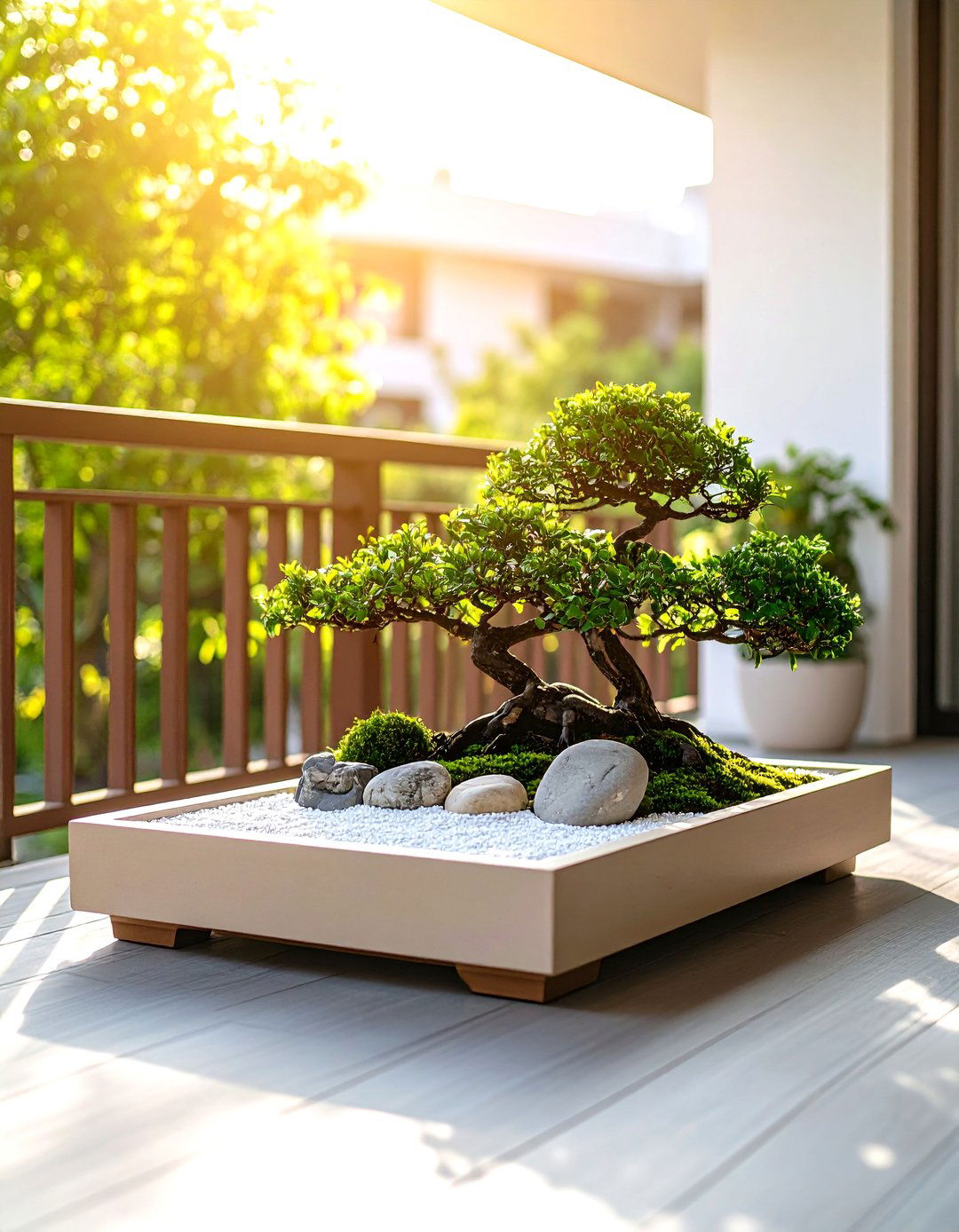 Balcony Container Bonsai Garden - 20 Bonsai Garden Ideas