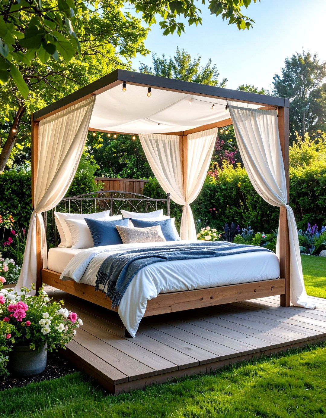 Balcony Outdoor Bedroom Ideas with Urban Oasis Appeal - 20 Outdoor Bedroom Ideas