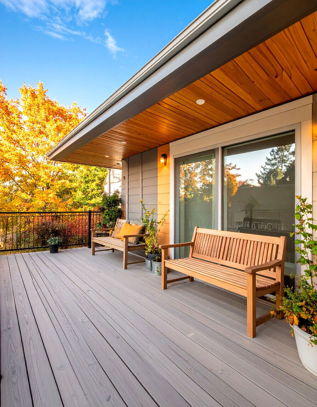 Balcony Over Garage with Built in Storage Solutions - 20 Balcony Over Garage Ideas