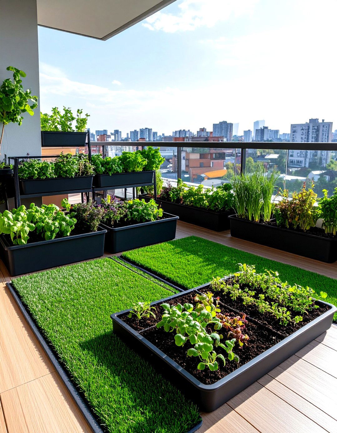 Balcony Puppy Potty Patch - 20 Backyard Turf Ideas