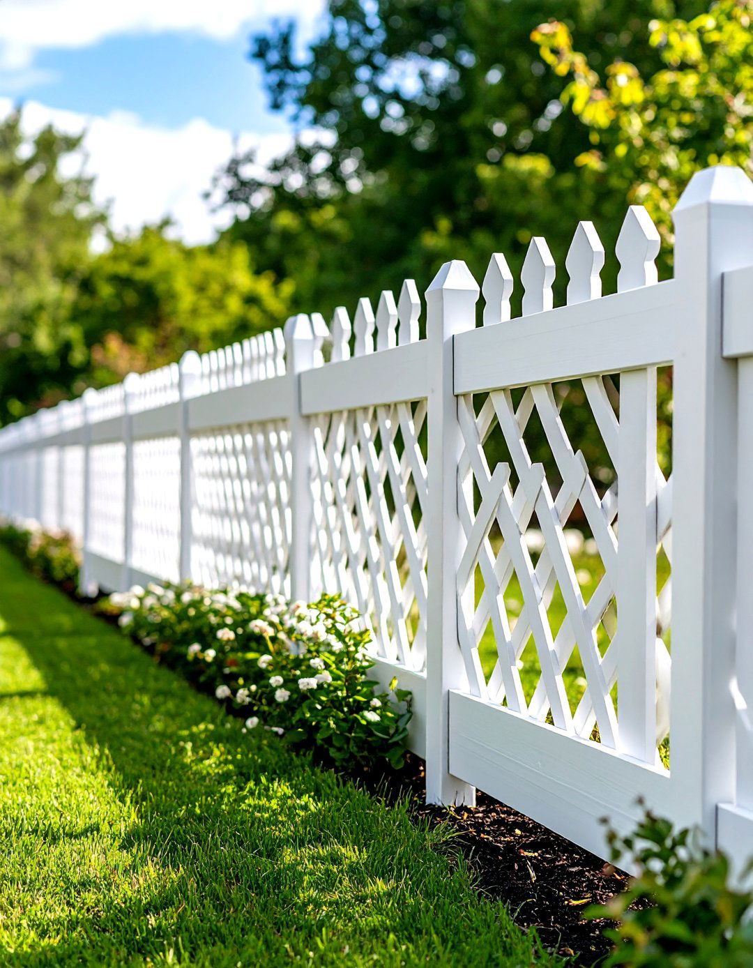 Bamboo Lattice Fence for Zen Garden Aesthetics - 20 Lattice Fence Ideas