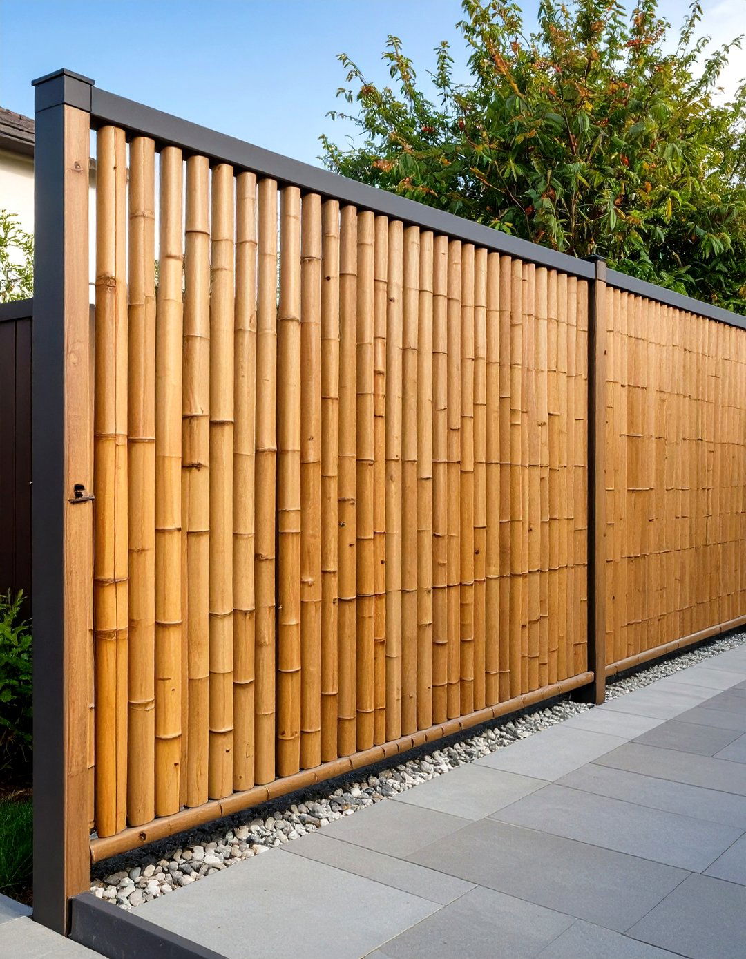 Bamboo Roll Out Privacy Screens to Block Neighbors View - 20 Ideas Cheap Ways to Block Neighbors View
