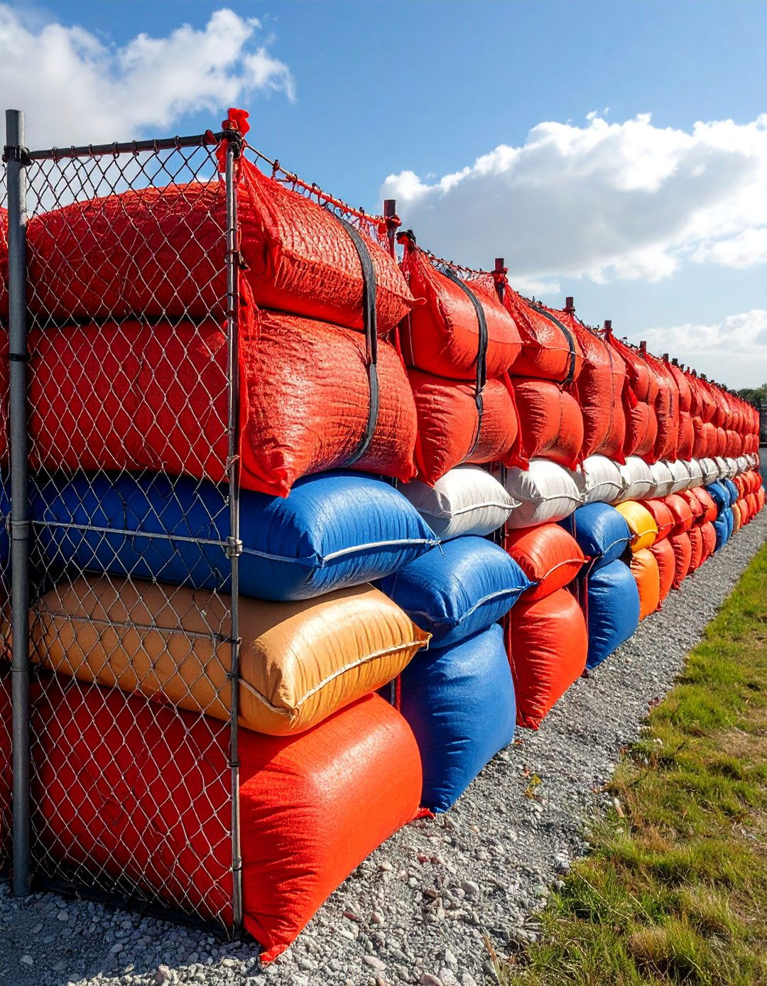 Bamboo Screening Rolls - 20 Temporary Fence Ideas