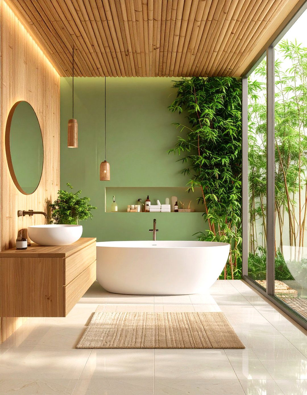 Bamboo Wall Cladding - 20 Wall Paneling Ideas