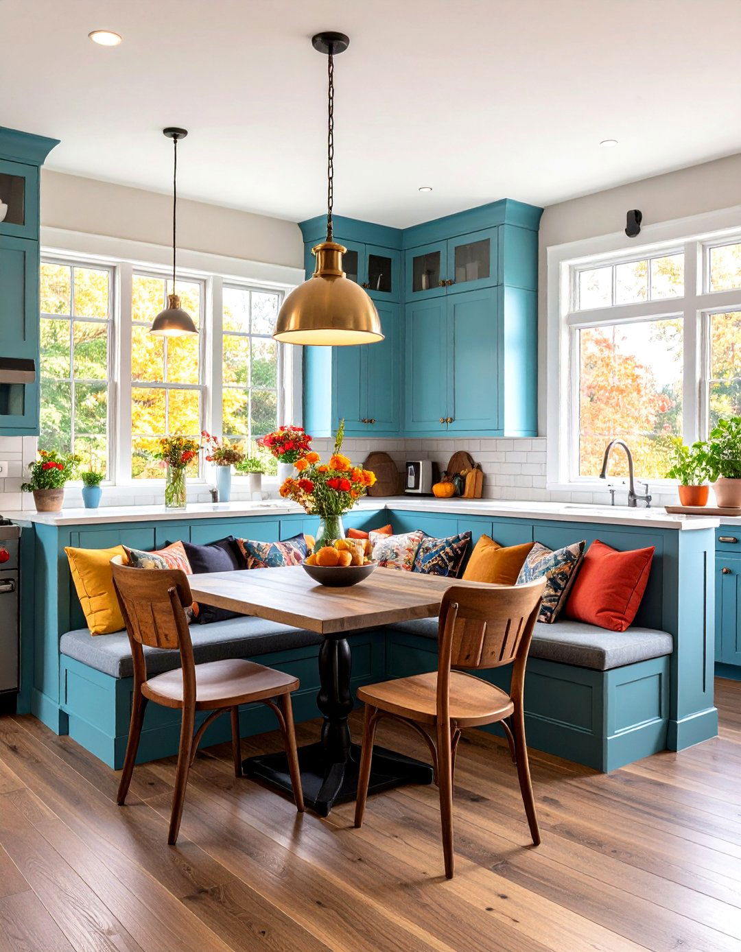 Banquette Seating Kitchen Design - 20 Kitchen Design Ideas