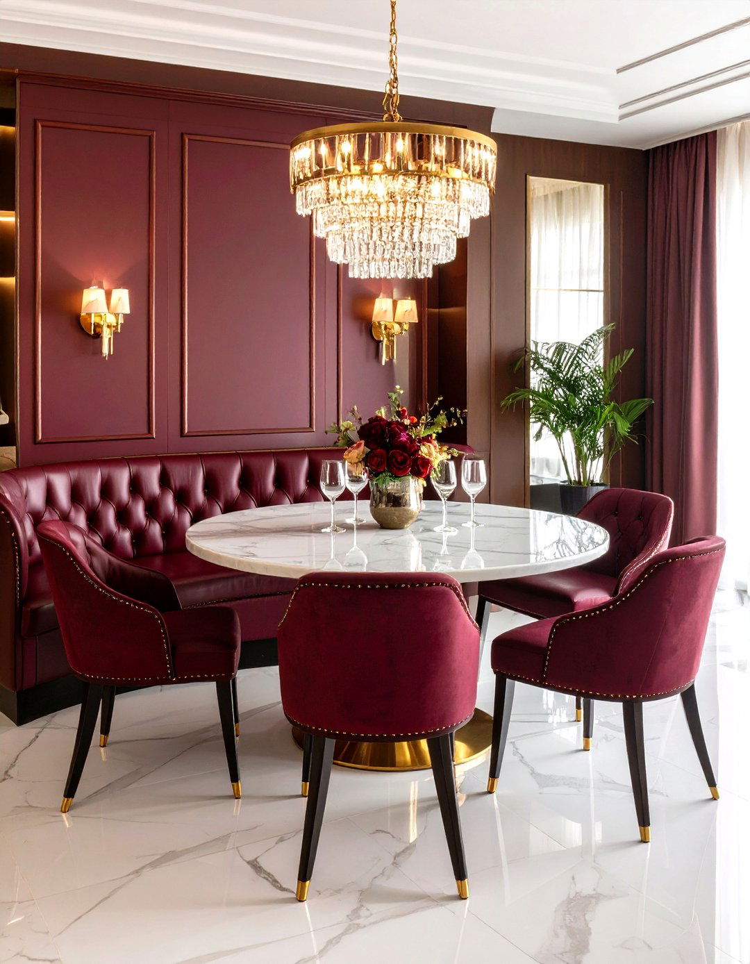 Banquette Seating Luxury Dining Room - 20 Luxury Dining Room Ideas