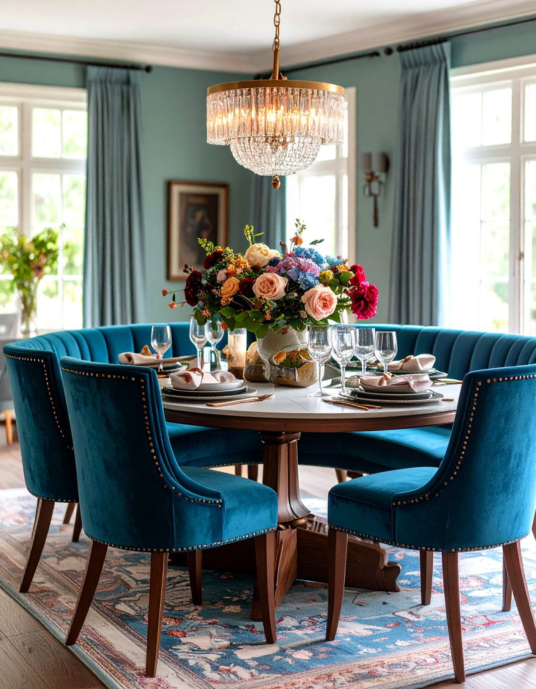 Banquette Seating Parisian Dining Room - 20 Parisian Dining Room Ideas