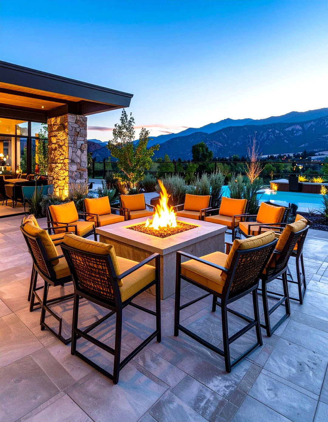 Bar Stool Fire Pit Seating - 20 Fire Pit Seating Ideas