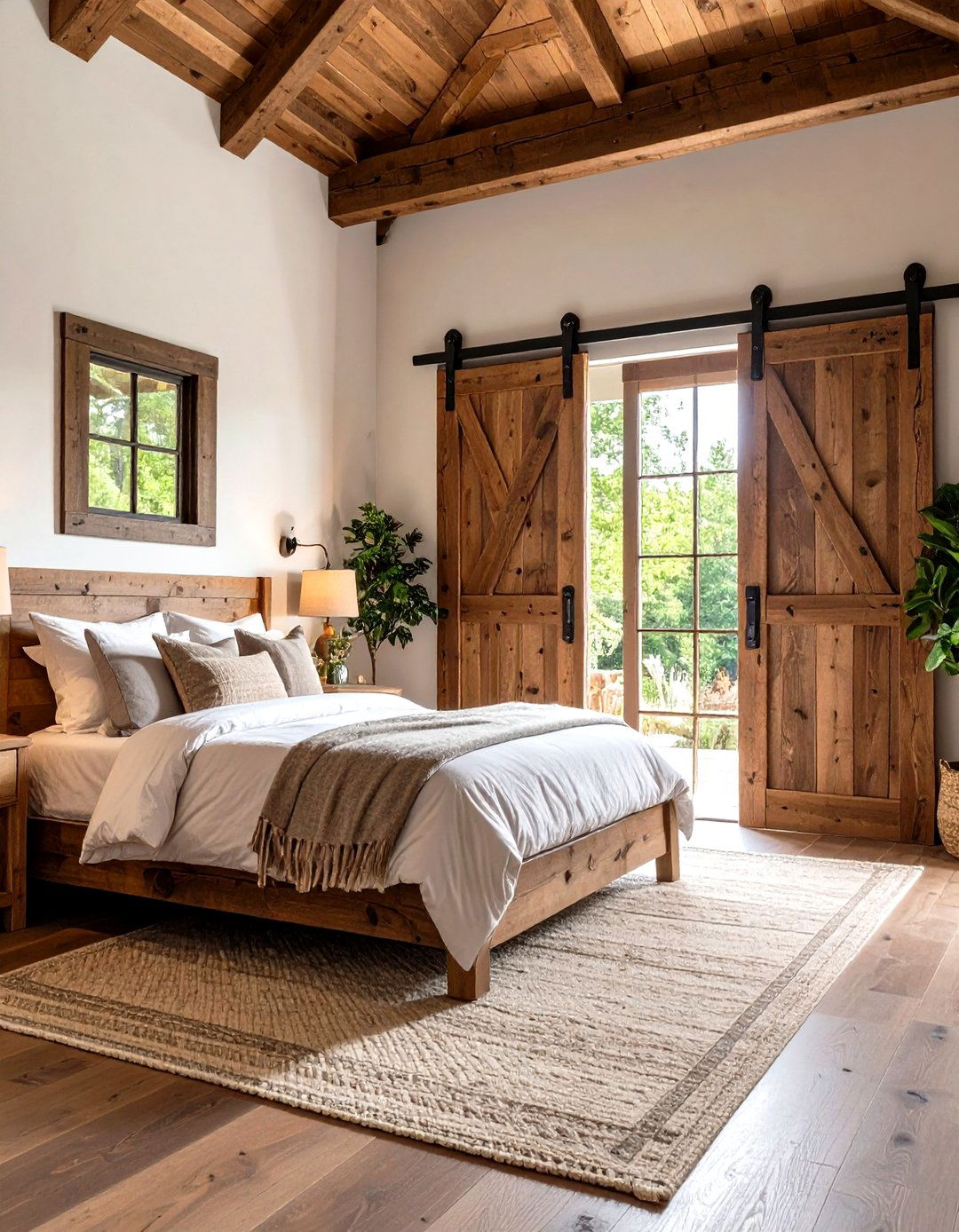 Barn Door Installation for Country Bedroom Privacy Solutions - 20 Country Bedroom Ideas