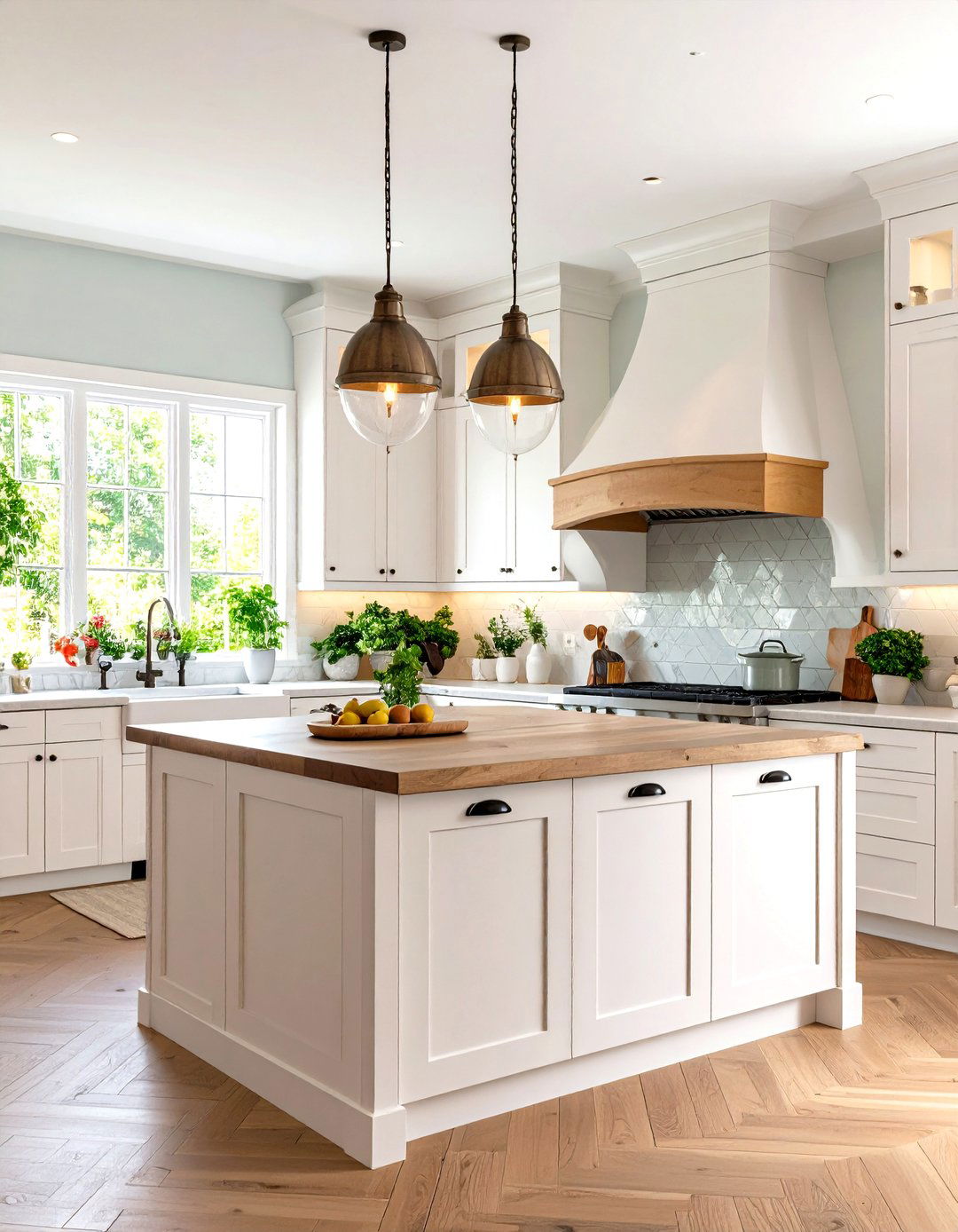 Barrel Style Curved Range Hood - 20 Range Hood Ideas