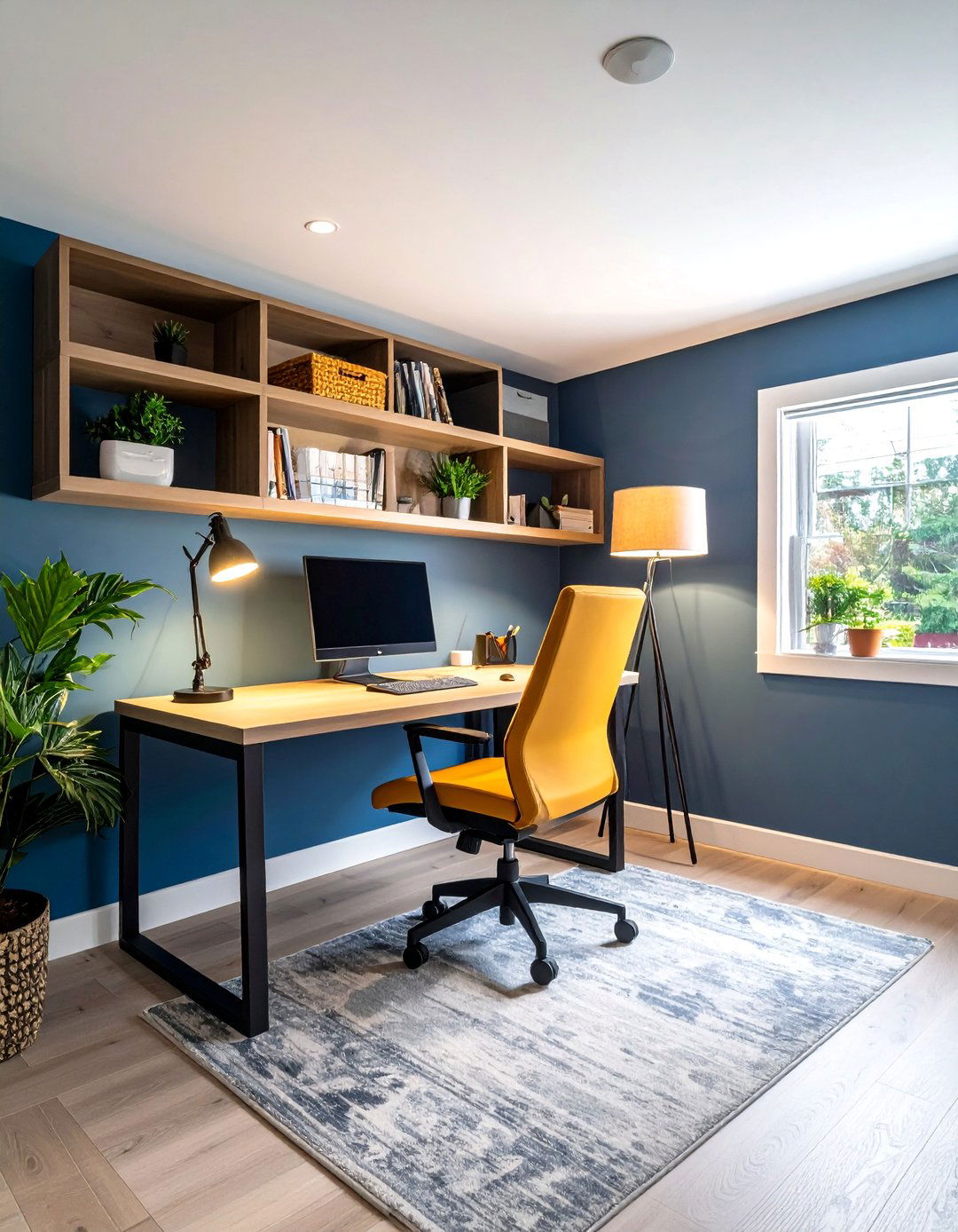 Basement Home Office Workspace - 20 basement decorating ideas