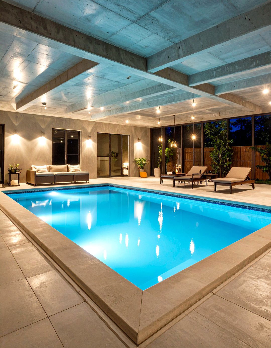 Basement Indoor Pool Lap Swimming Haven - 20 Indoor Pool Ideas