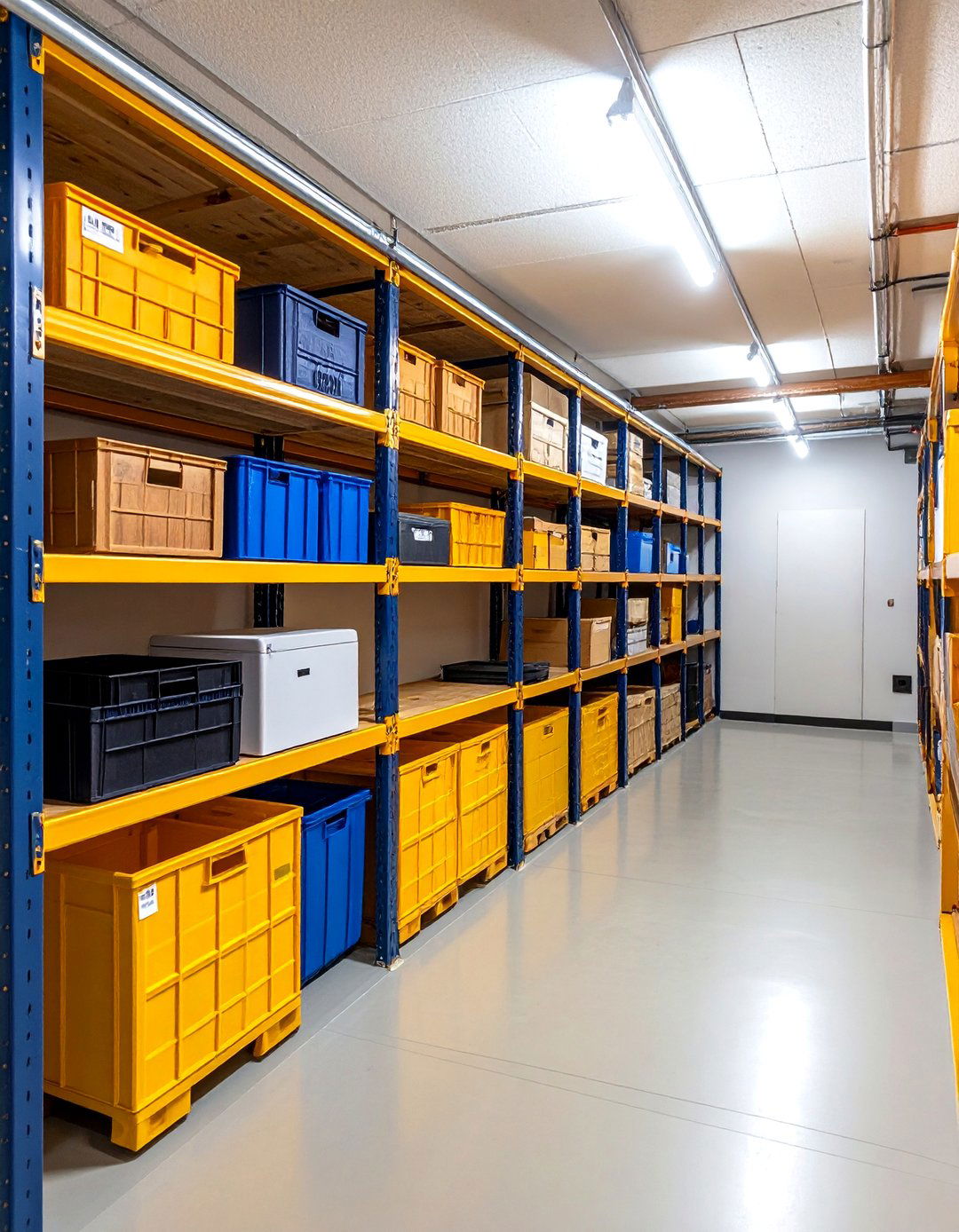 Basement Storage and Organization Center - 20 Basement Ideas