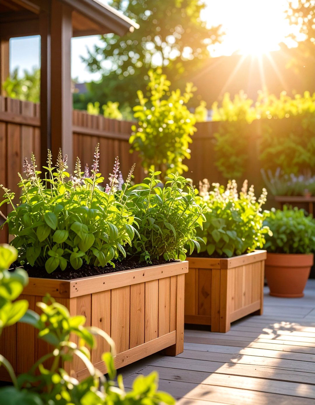 Basil Outdoor Plants for Patio Herb Gardens - 20 Outdoor Plants for Patio
