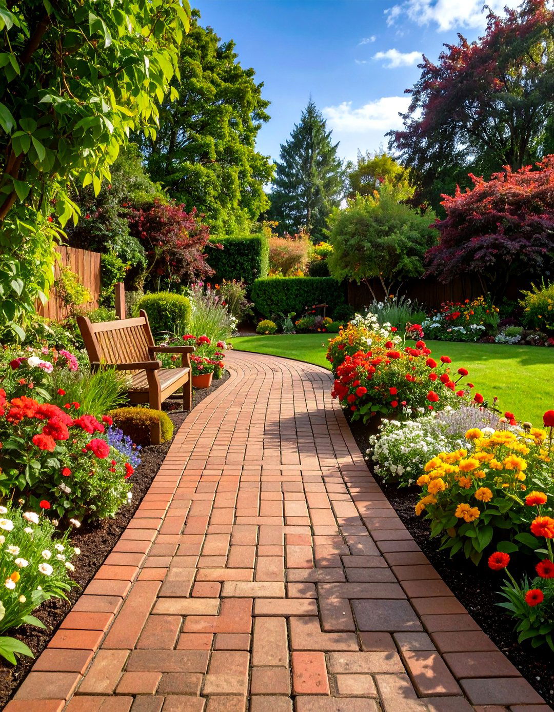 Basketweave Paver Walkway - 20 Paver Walkway Ideas