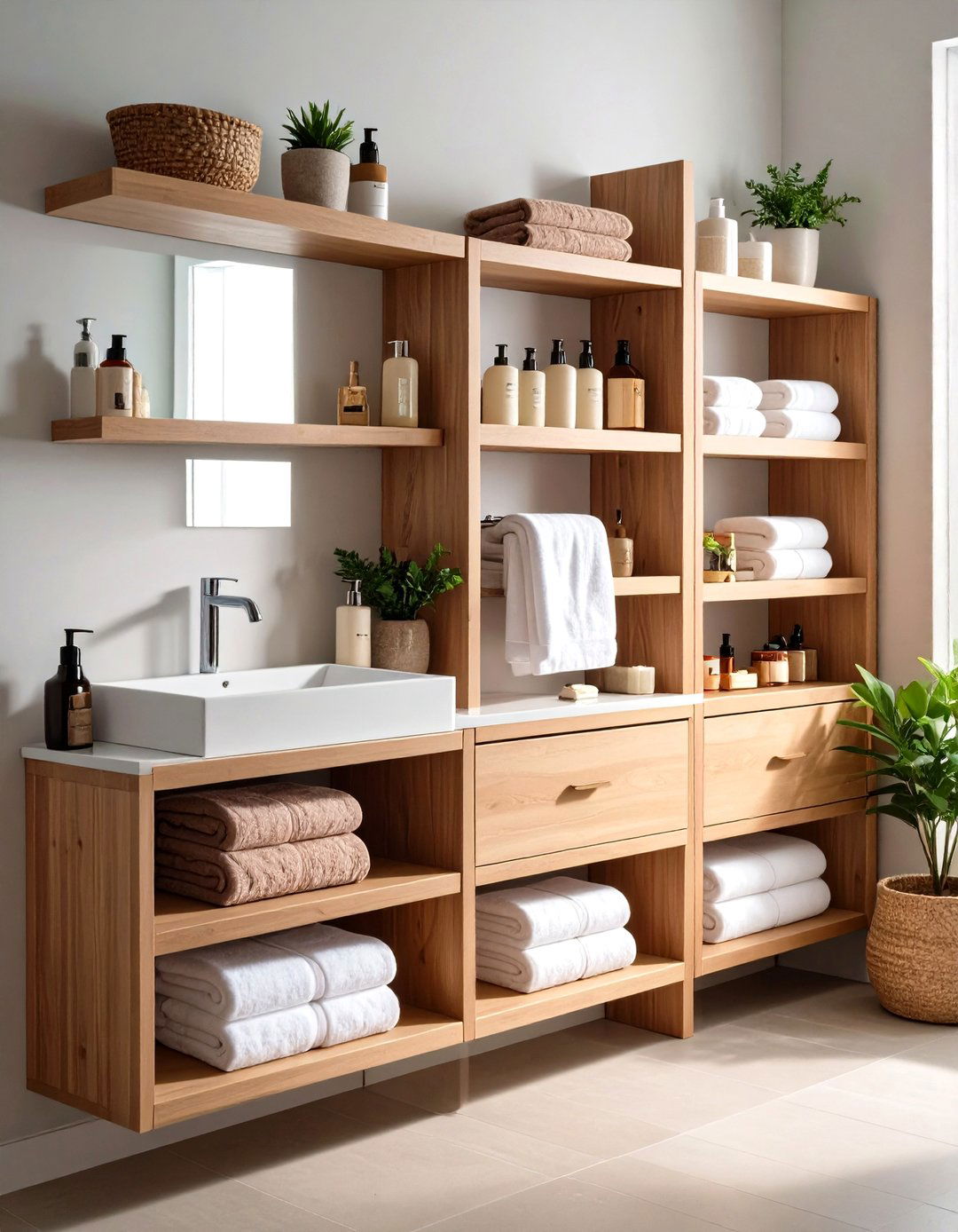 Bathroom Corner Shelf For Toiletry Organization - 20 Corner Shelf Ideas