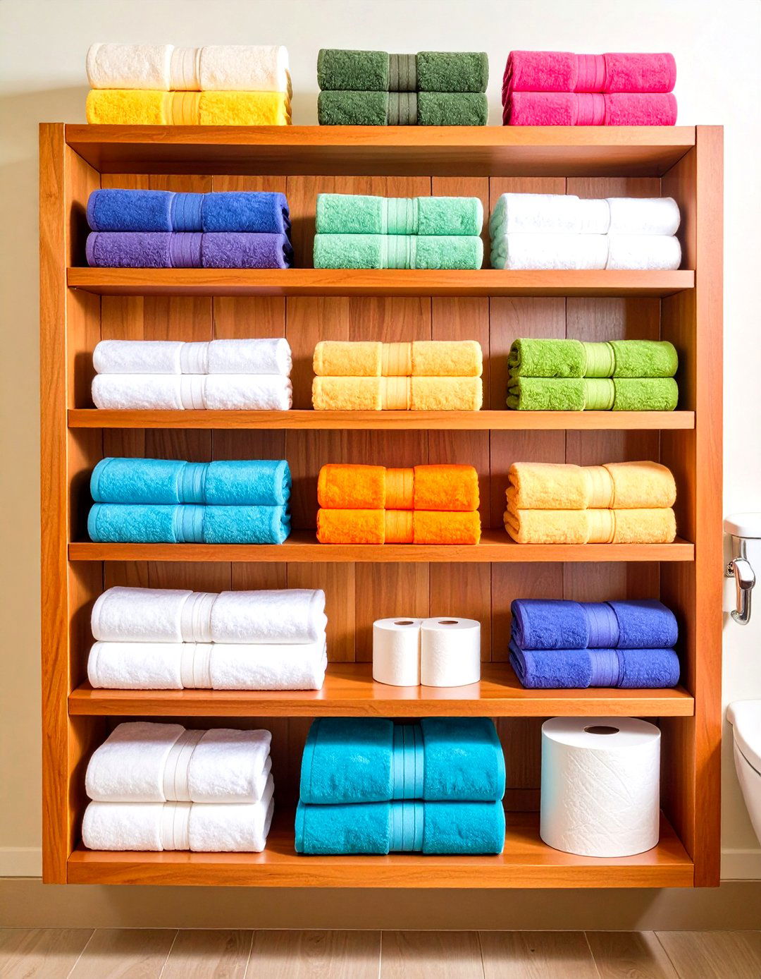 Bathroom Floating Shelves Above the Tank - 20 Floating Shelves Ideas