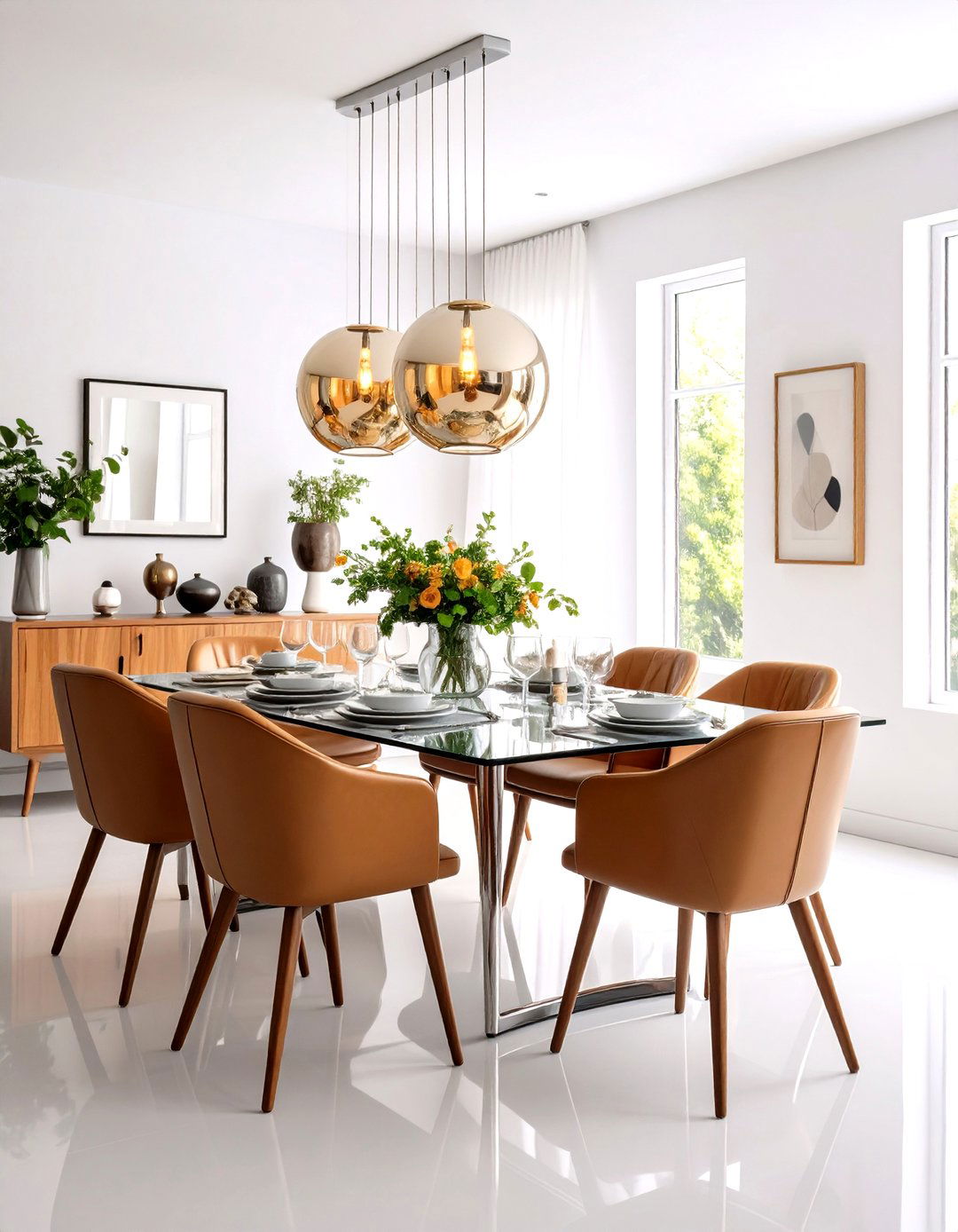 Bauhaus Steel Masculine Dining Room - 20 masculine dining room ideas