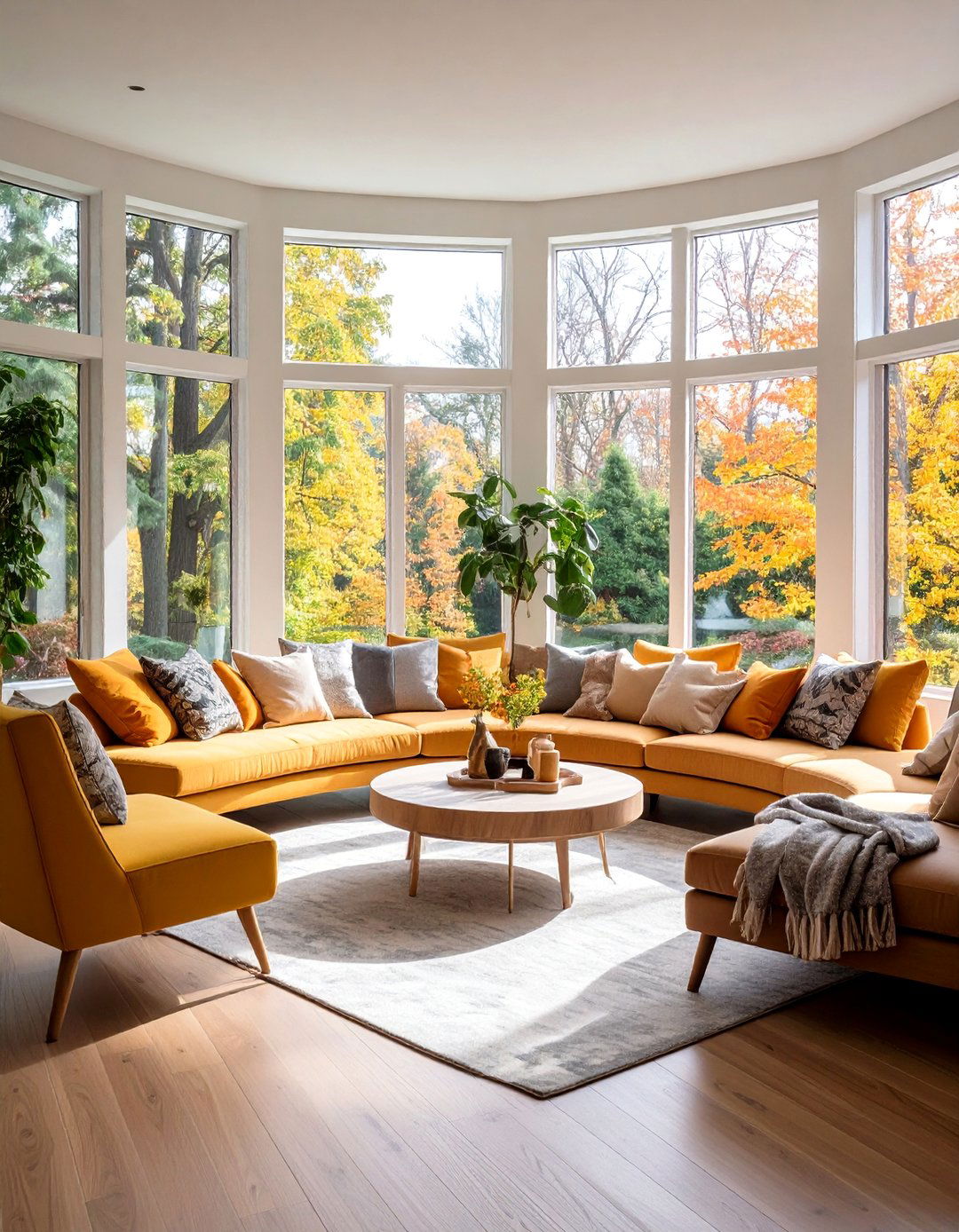 Bay Window Feature Living Room Layout - 20 Living Room Layout Ideas