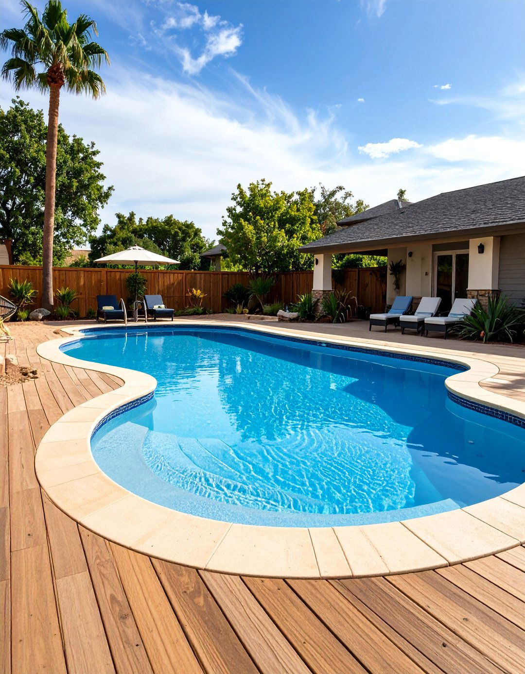 Beach Entry Lagoon Pool - 20 Lagoon Pool Ideas