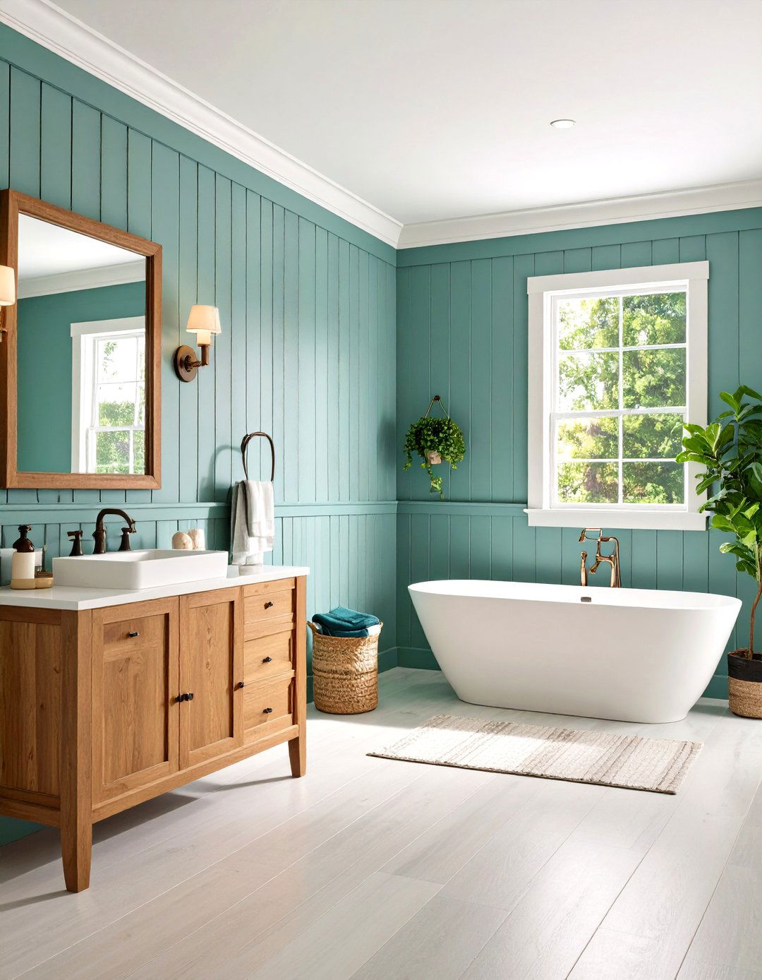 Beadboard Accent Paneling - 20 Wall Decor Ideas