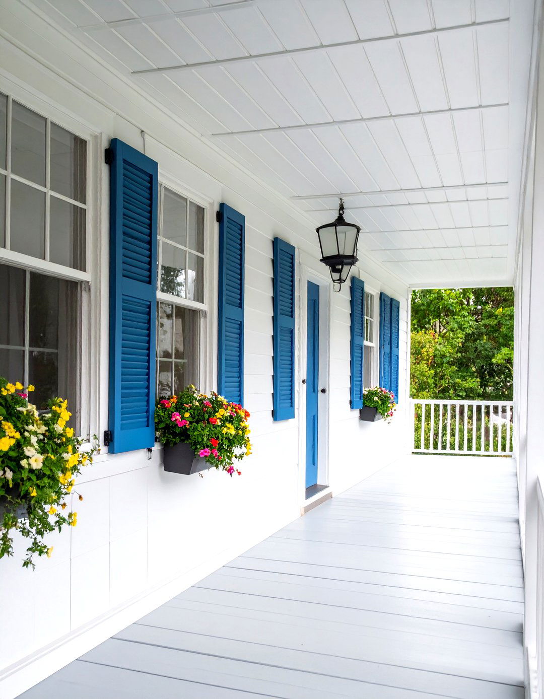 Beadboard Vinyl Ceiling for Classic Elegance - 20 Vinyl Porch Ceiling Ideas