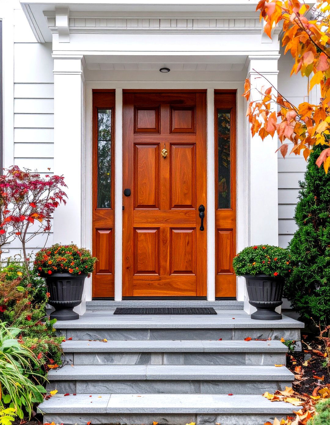 Beautiful and Bold - 20 Stained Front Door Ideas