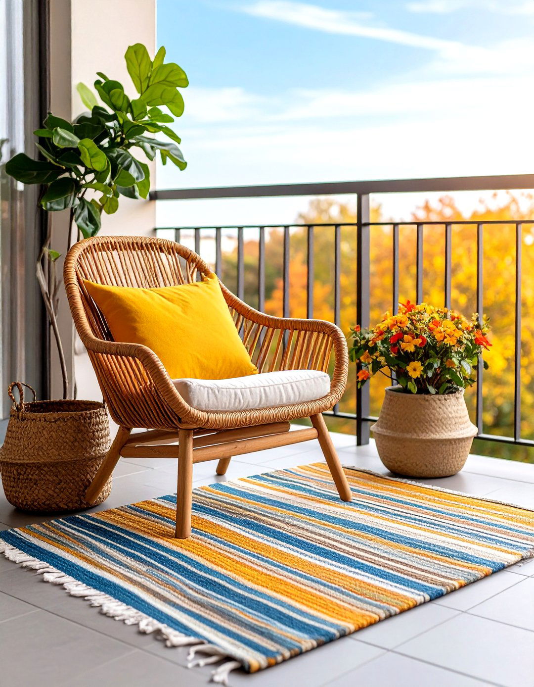 Bedroom Balcony Rule of Three Styling - 20 Bedroom Balcony Ideas