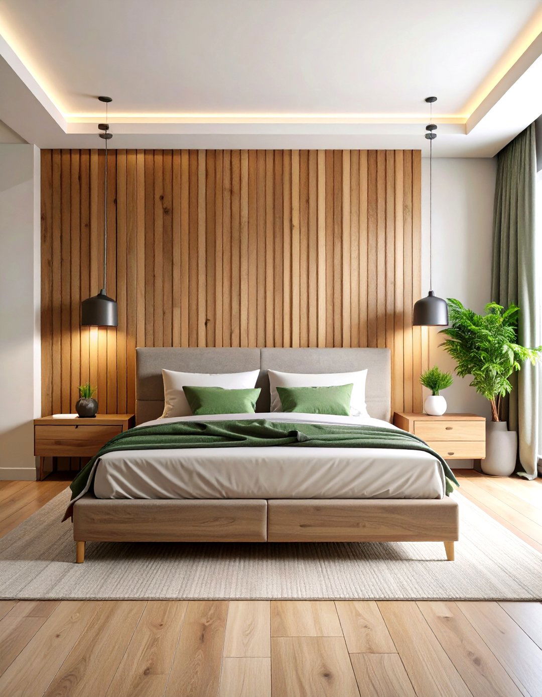 Bedroom Headboard Wood Slat Accent Wall - 20 Wood Slat Accent Wall Ideas