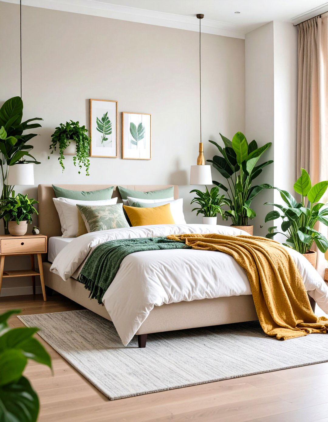 Bedroom Plant Wellness Sanctuary Design for Decorating With Plants - 20 Ways Decorating With Plants