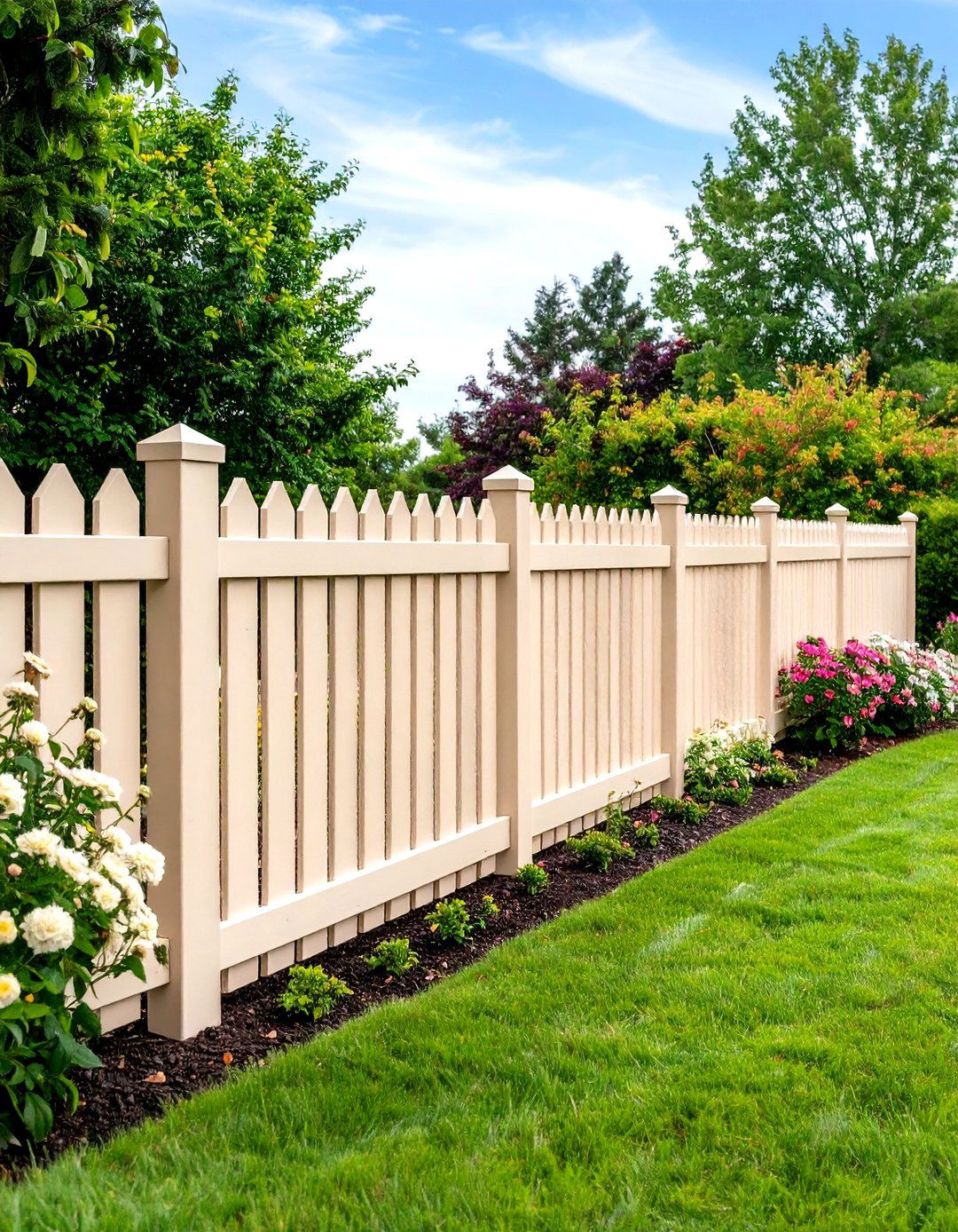 Beige - 20 Vinyl Fence Colors