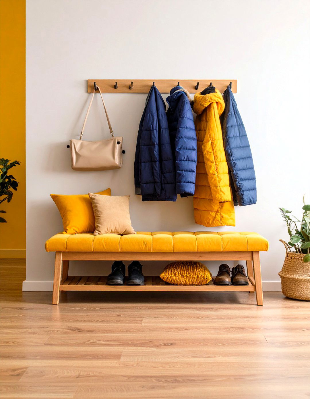 Bench Seating with Lift Up Storage - 20 Small Utility Room Ideas