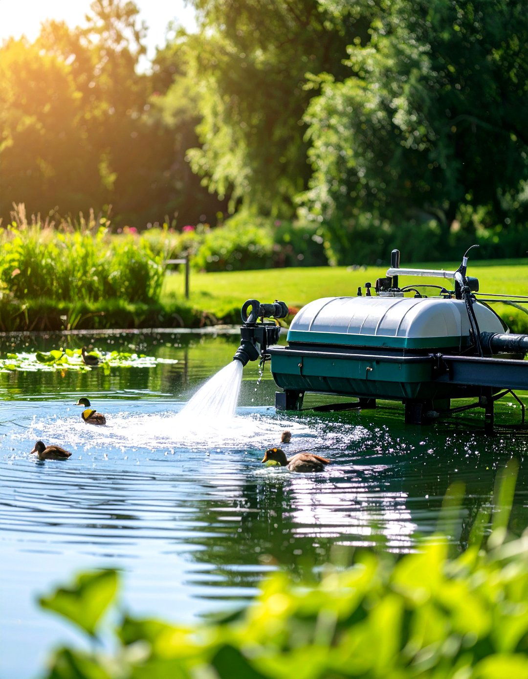 Beneficial Bacteria Program for a Healthy Duck Pond - 20 Duck Pond Ideas