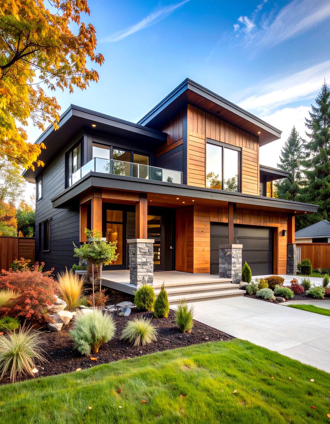 Benjamin Moore Black Panther Black House with Cedar Accents - 20 Paint Colors for a Modern Black House With Cedar Accents