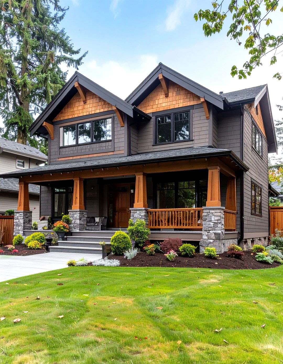 Benjamin Moore Stone Hearth Black House with Cedar Accents - 20 Paint Colors for a Modern Black House With Cedar Accents
