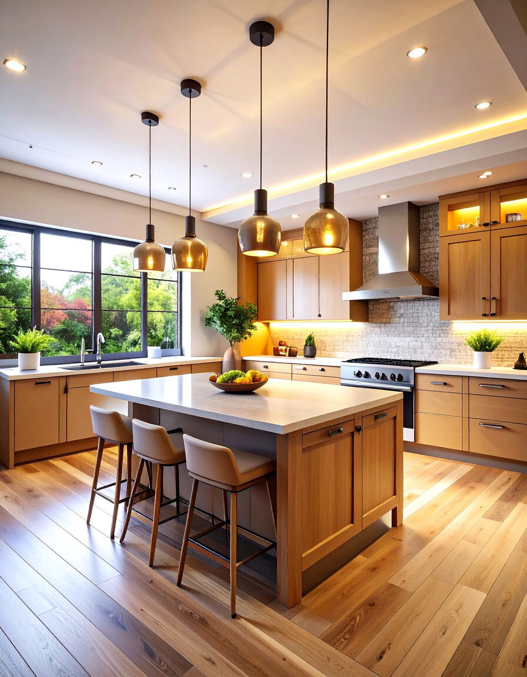Bi Level Track Lighting Configuration - 20 Kitchen Track Lighting Ideas