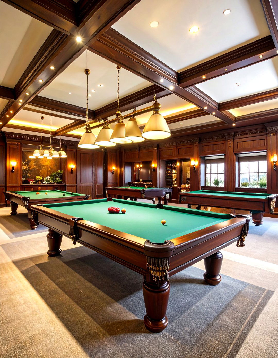 Billiards Hall Inspired Luxury Game Room Ideas - 20 Luxury Game Room Ideas