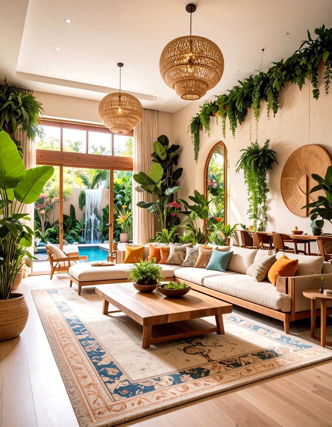 Biophilic Design Mansion Living Room - 20 Mansion Living Room Ideas