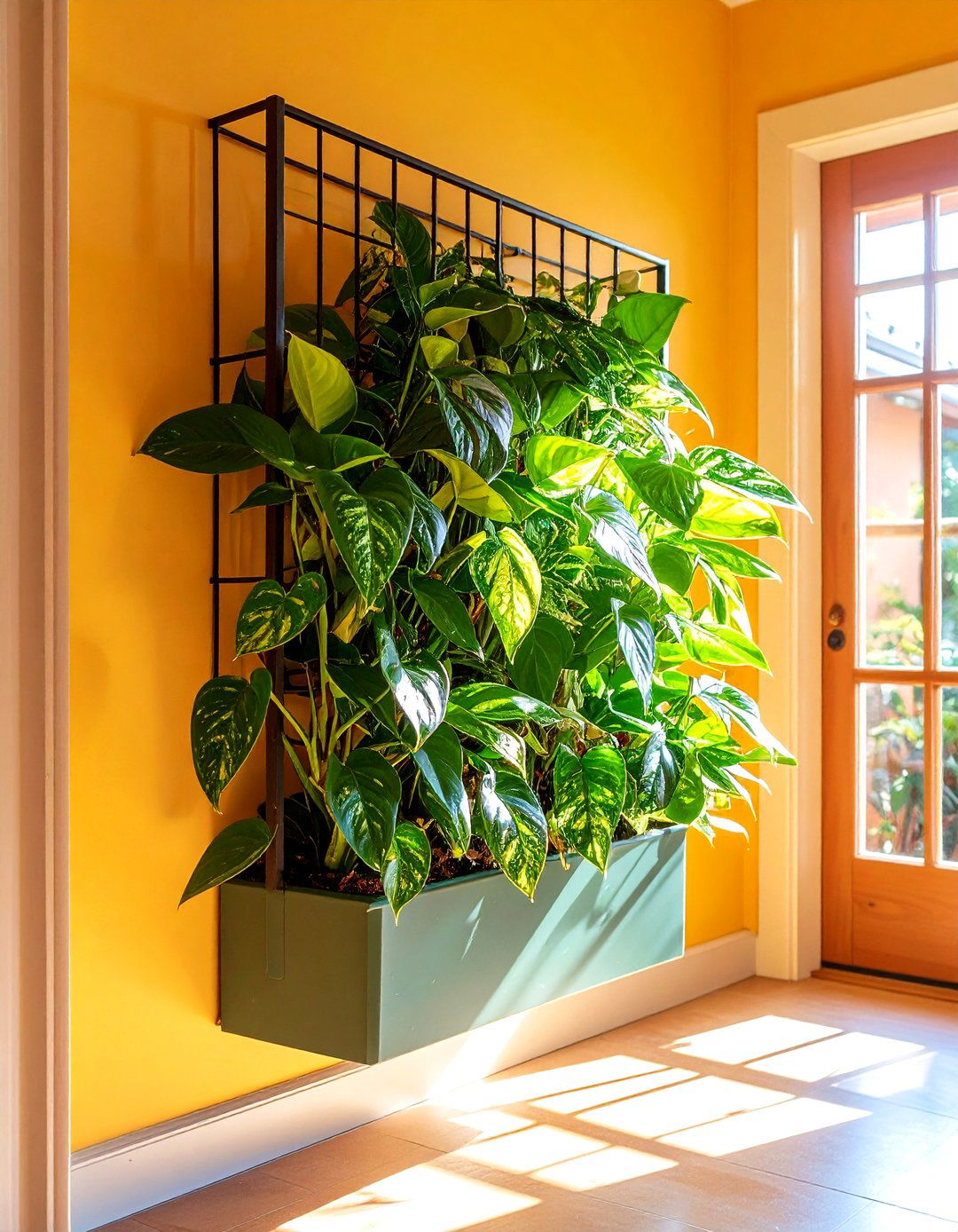 Biophilic Greenery Revives the Foyer - 20 Foyer Decor Ideas