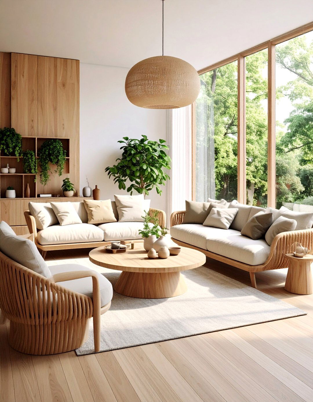 Biophilic Living Room Furniture Design Elements - 20 Living Room Furniture Ideas