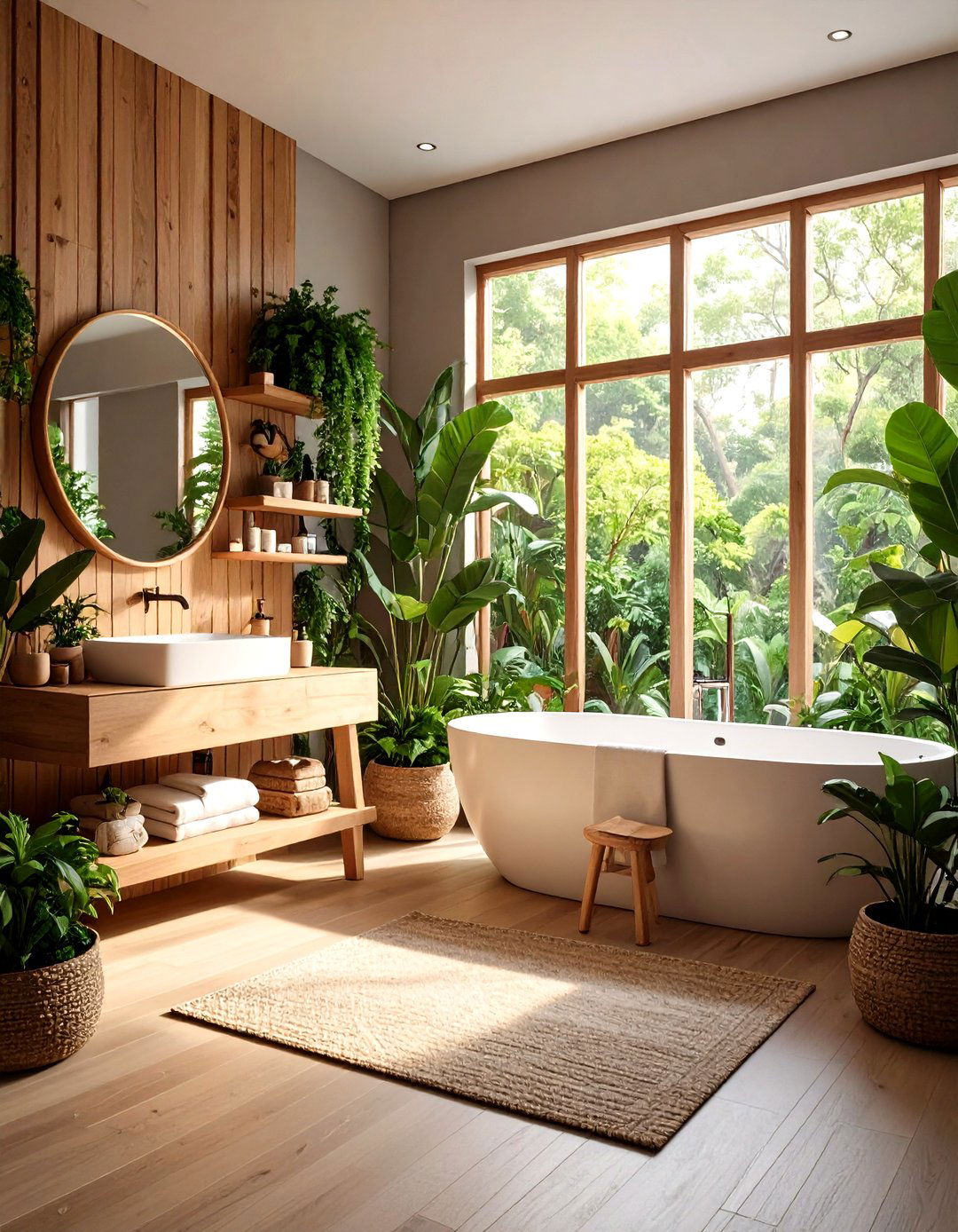 Biophilic Minimalist Bathroom Nature - 20 Minimalist Bathroom Ideas