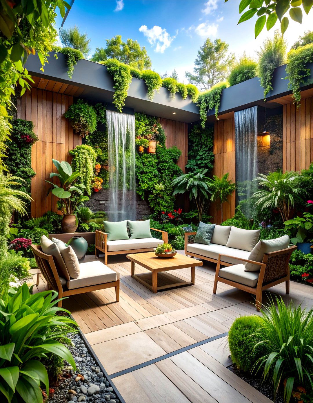 Biophilic Patio Decor Design with Living Elements - 20 Patio Decor Ideas