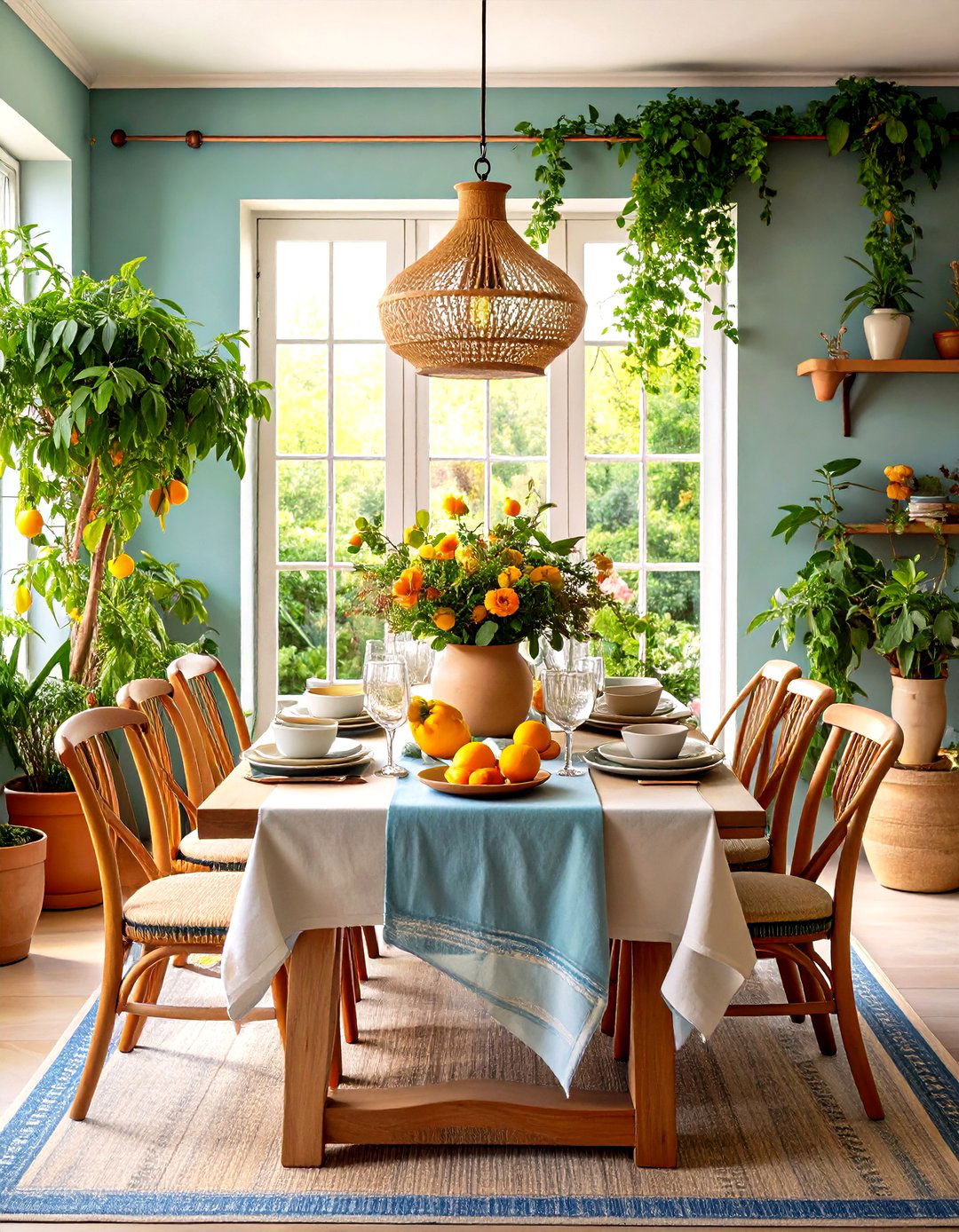 Biophilic Touch Brings Nature into the Dining Room - 20 Dining Room Ideas