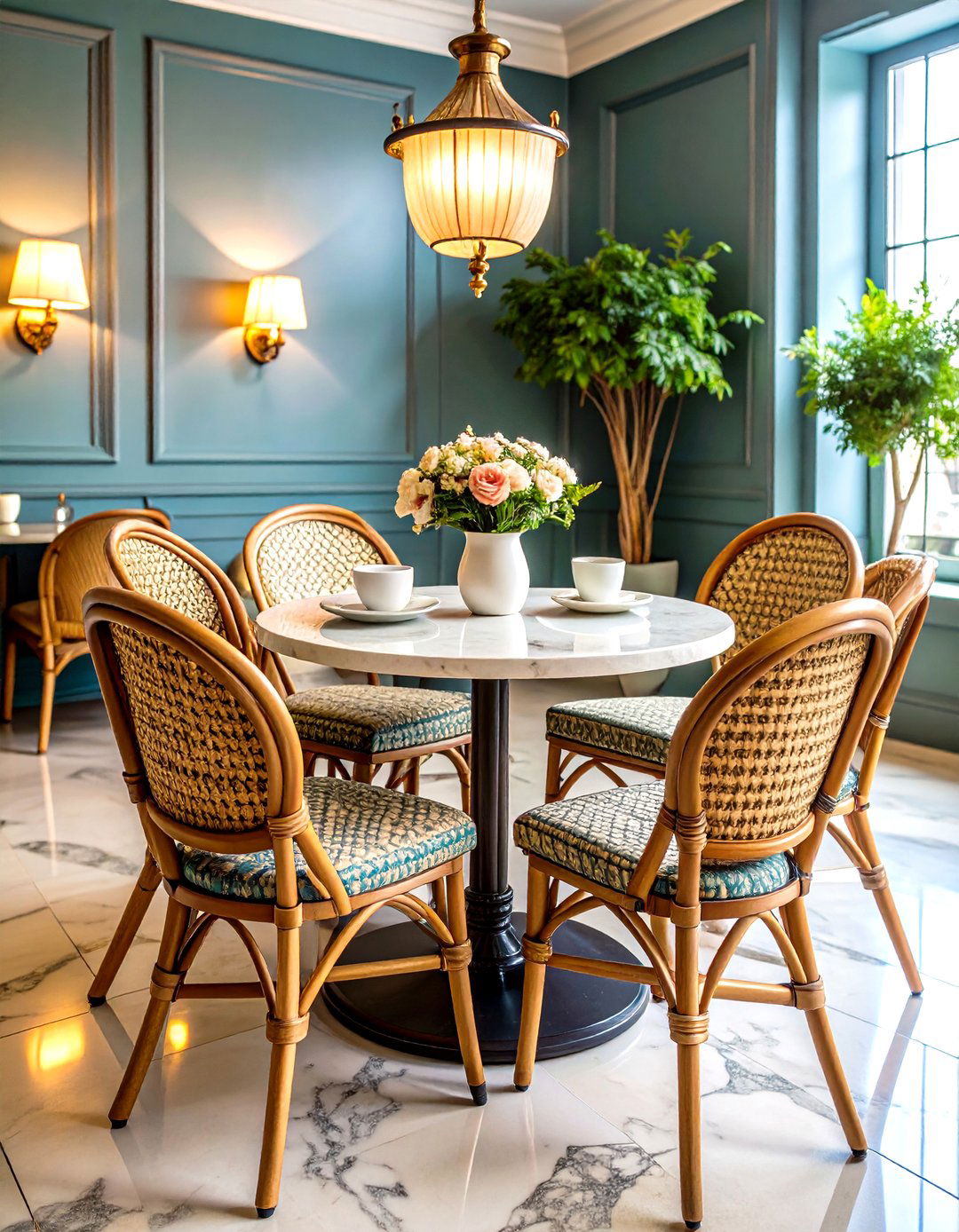 Bistro Chairs Bring Cafe Culture Indoors - 20 French Interior Design Ideas