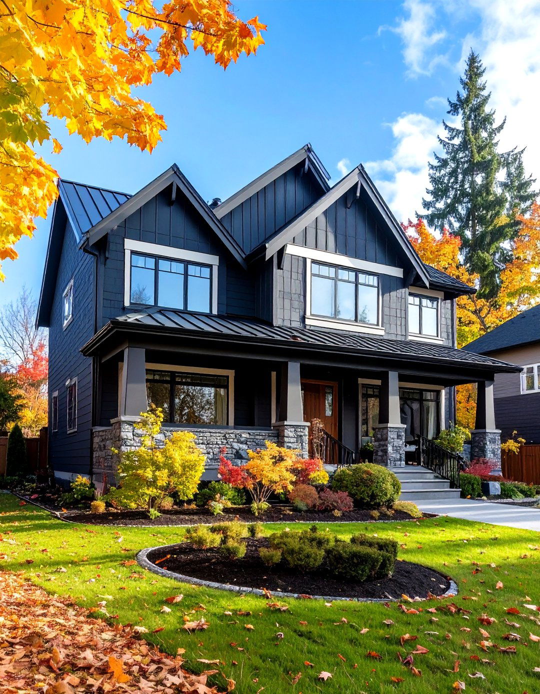 Black Gabled Houses - 20 Modern Black Houses